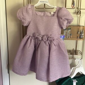 Nannette kids 4t light purple lilac dress brand new with tags